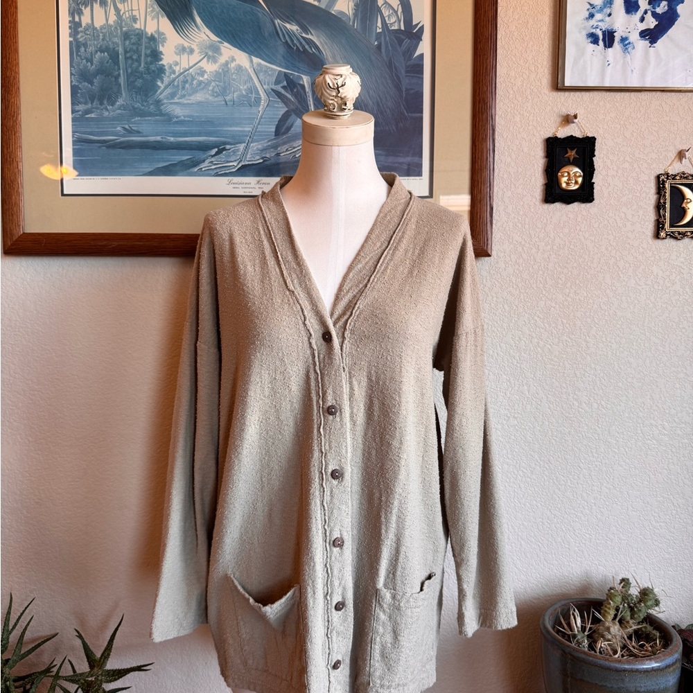Free People Beach Button Down Cardigan